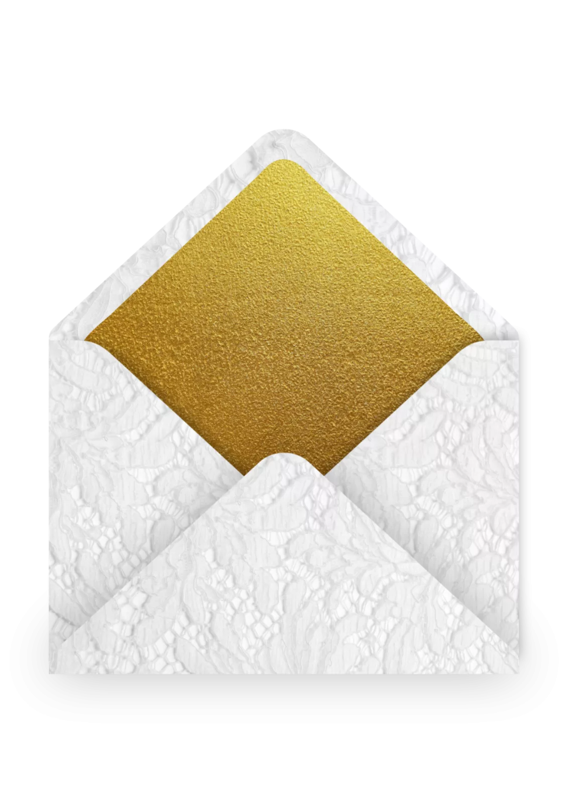 Elegant enveloppe mariage dentelle blanc dore 014