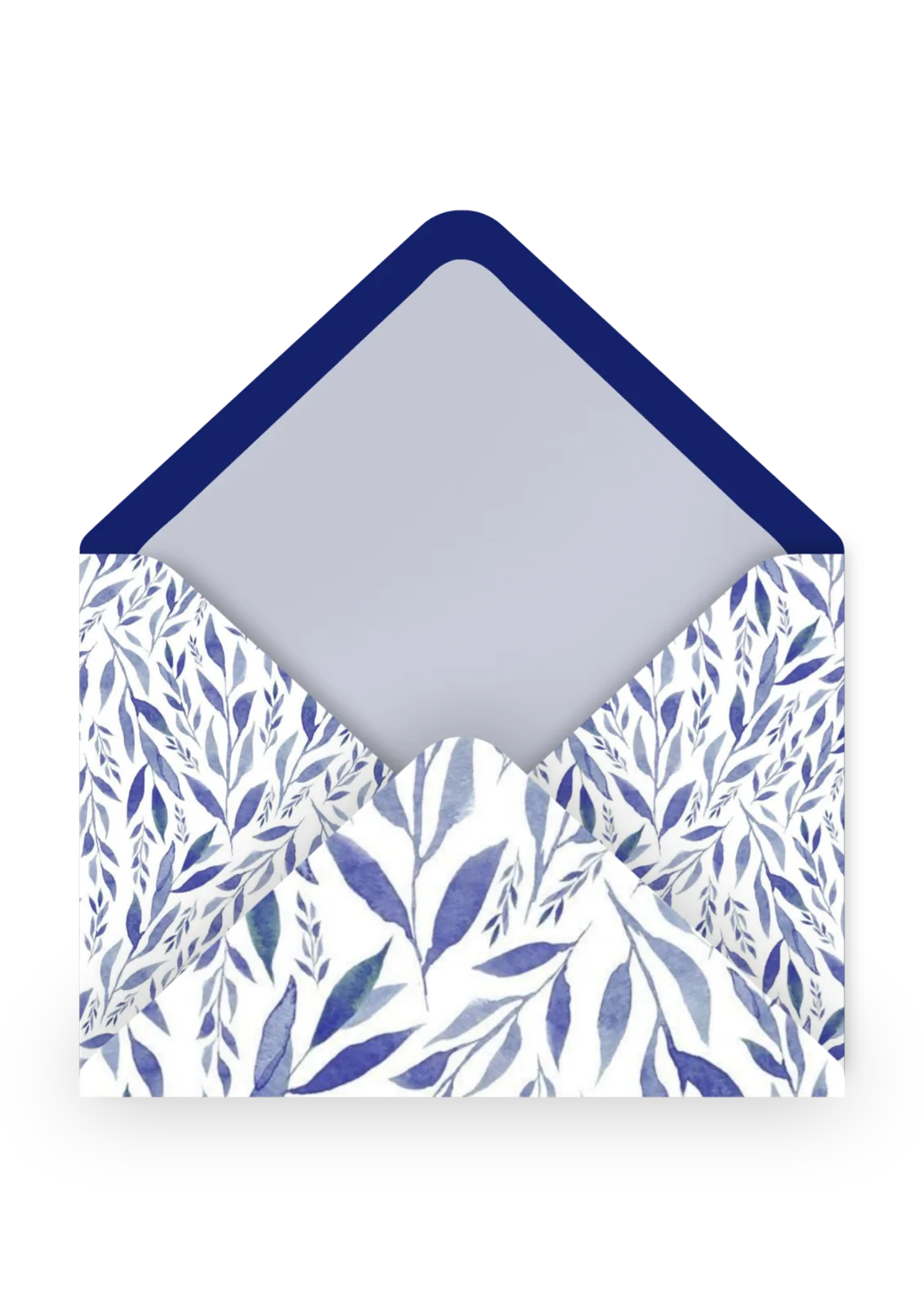 Modèle Feuillage Bleu Citron – Mariage
