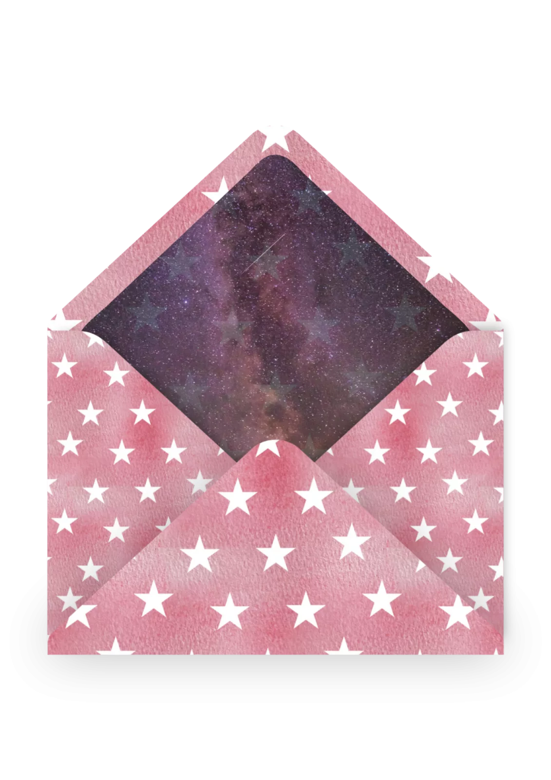 Stars enveloppe celeste nuit galaxie etoiles rose 013